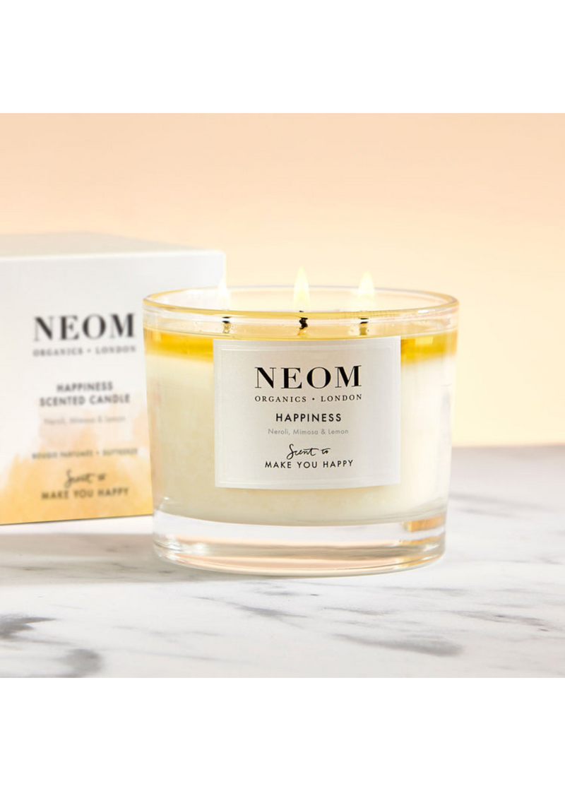 Neom Happiness Scented Candle - 3 Wick