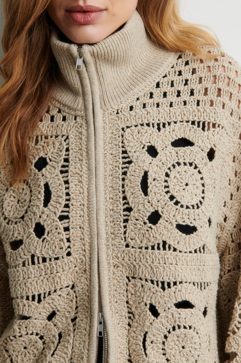 Second Female Crosette Knite Cardigan