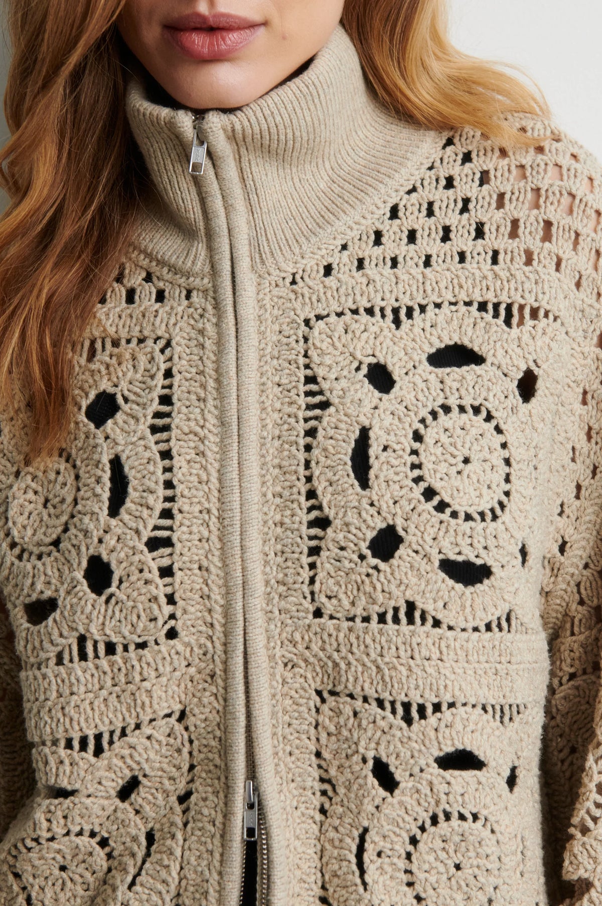 Second Female Crosette Knite Cardigan