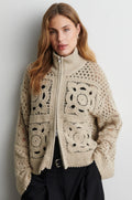 Second Female Crosette Knite Cardigan