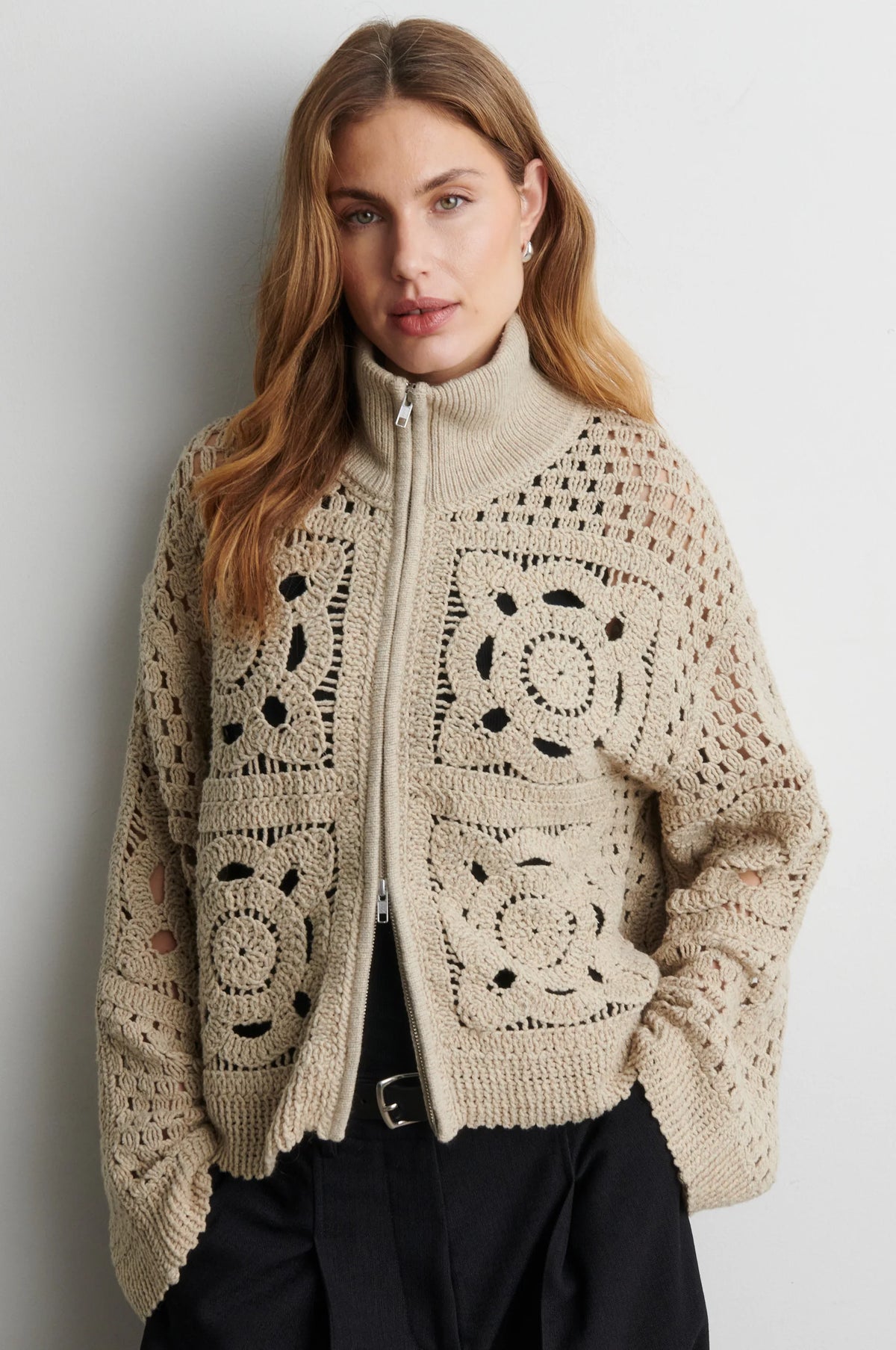 Second Female Crosette Knite Cardigan