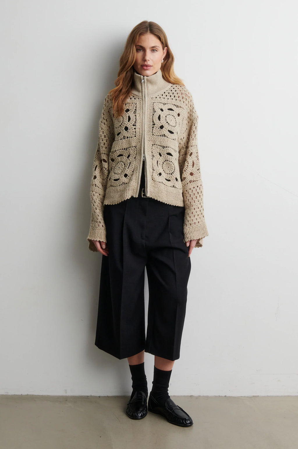 Second Female Crosette Knite Cardigan