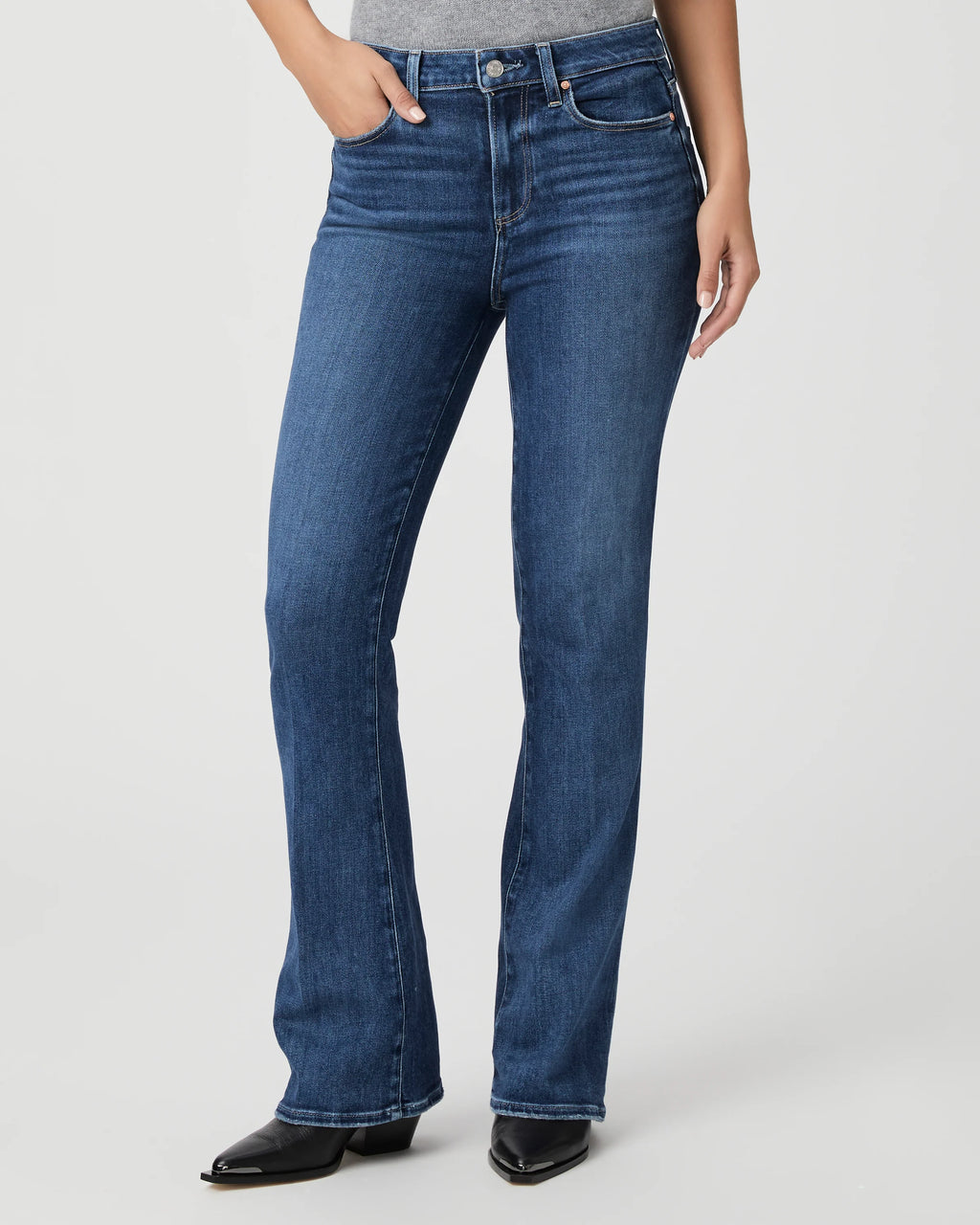 Paige Laurel Canyon 32" Bootcut Jean - Accapella