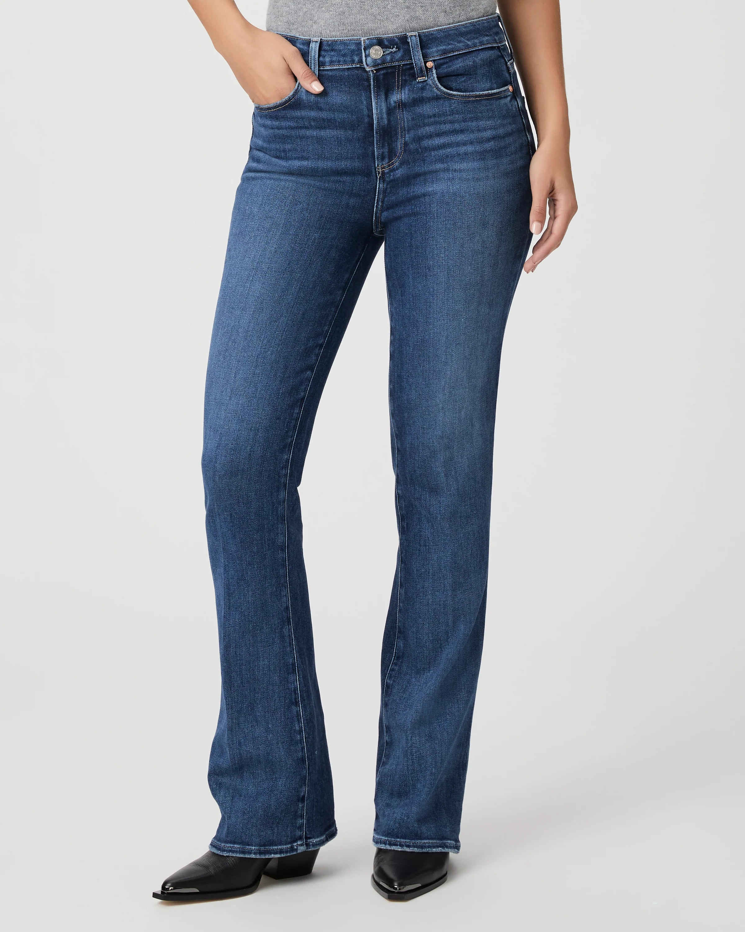 Paige Laurel Canyon 32" Bootcut Jean - Accapella