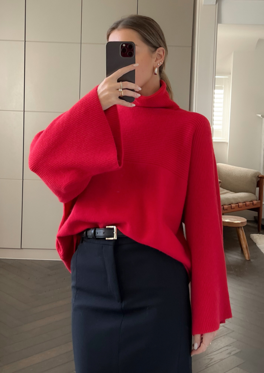 Charli Amelie Jumper - Red