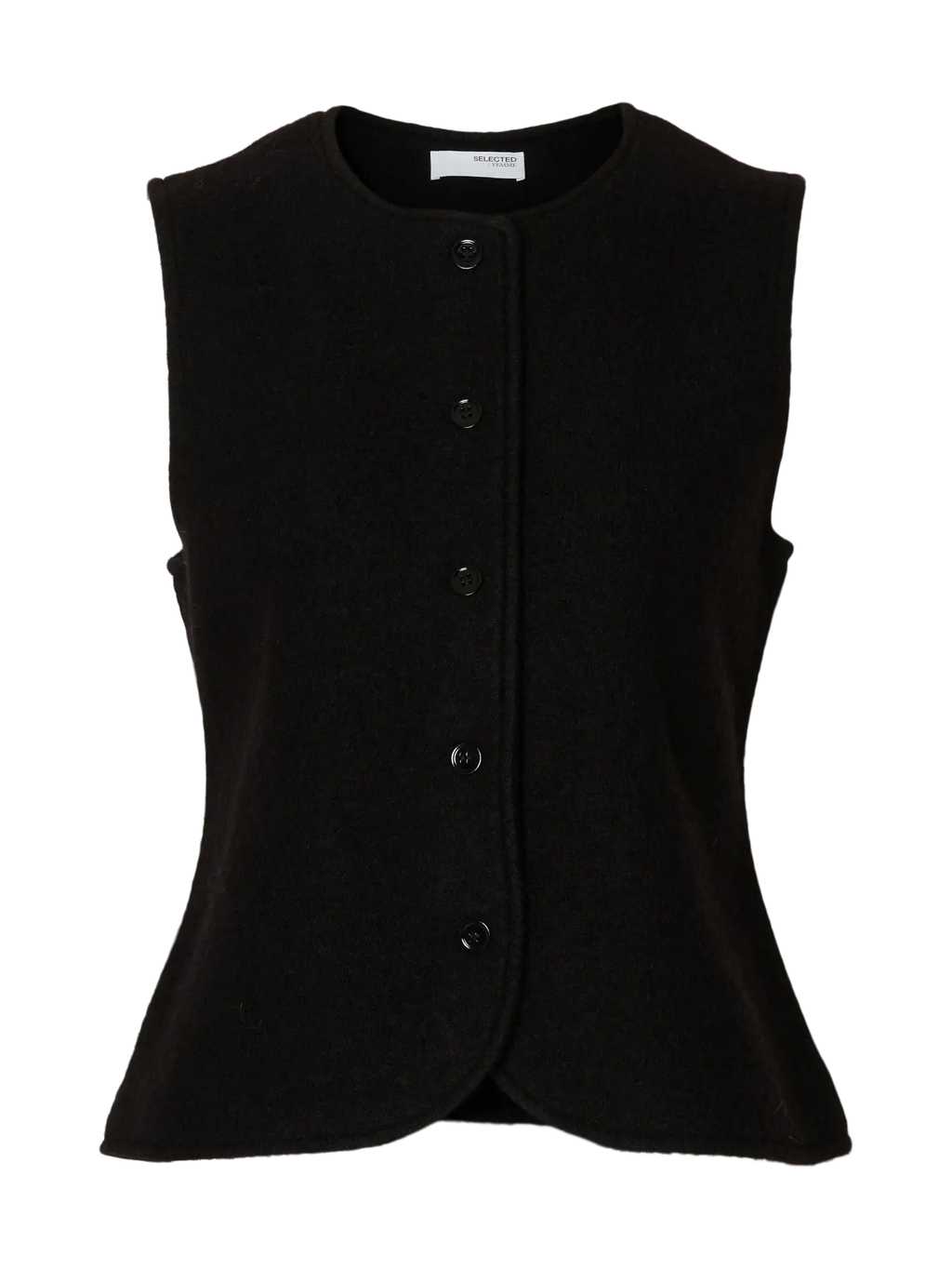 Selected Femme Darla Vest - Black