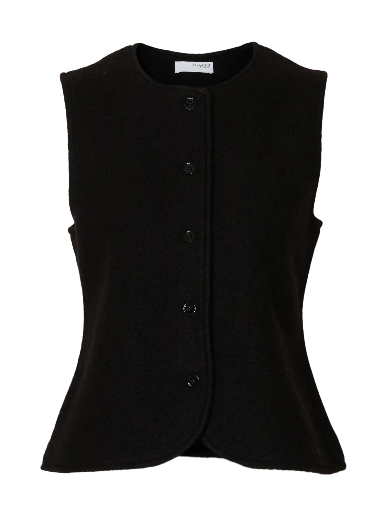 Selected Femme Darla Vest - Black