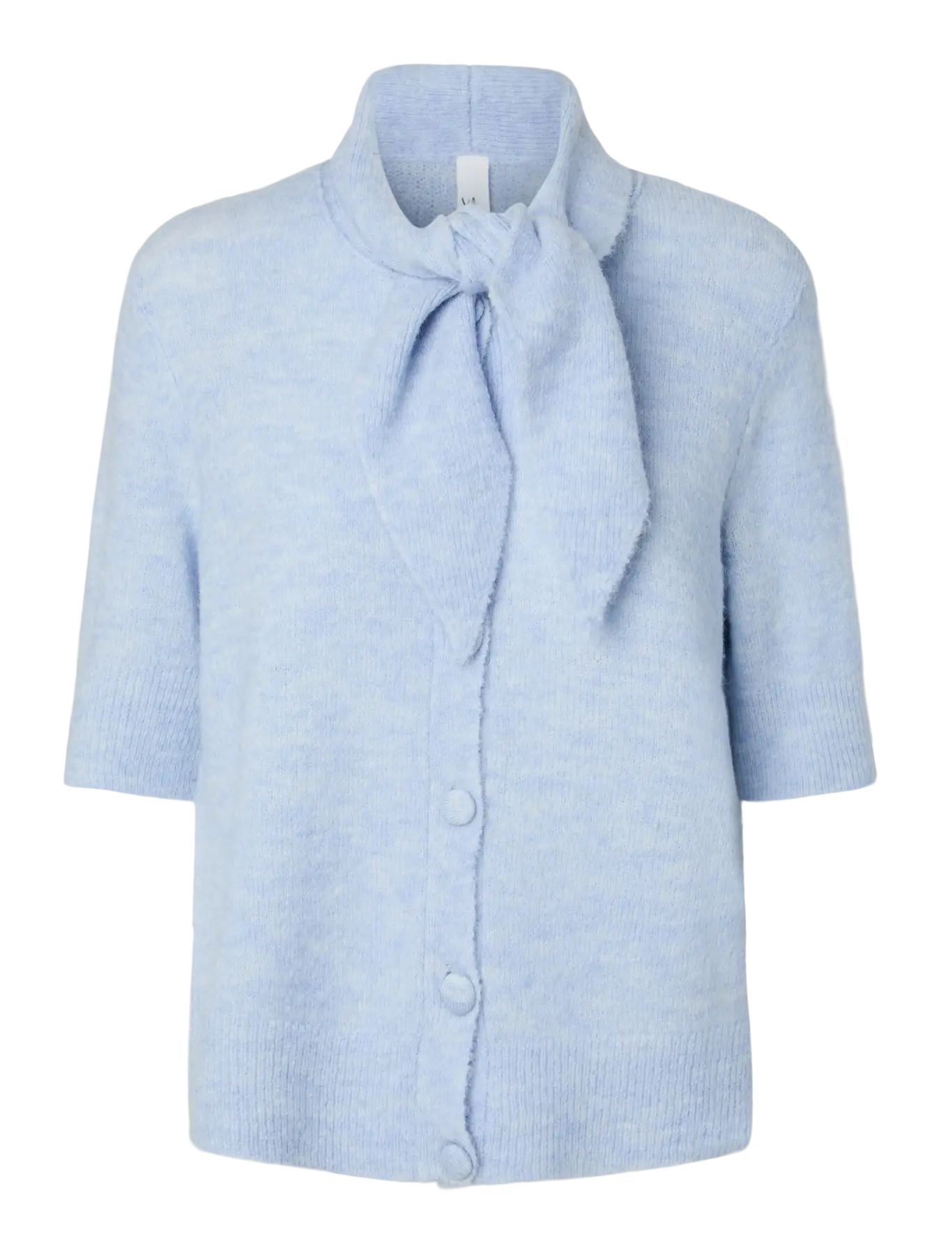 Yas Anna Scarf Cardigan - Blue