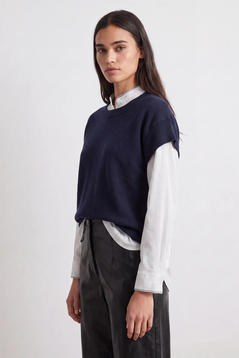 Artlove Charlize Vest - Navy
