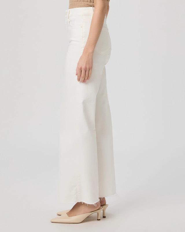 Paige Anessa 31" Wide Leg Jean - Tonal Ecru