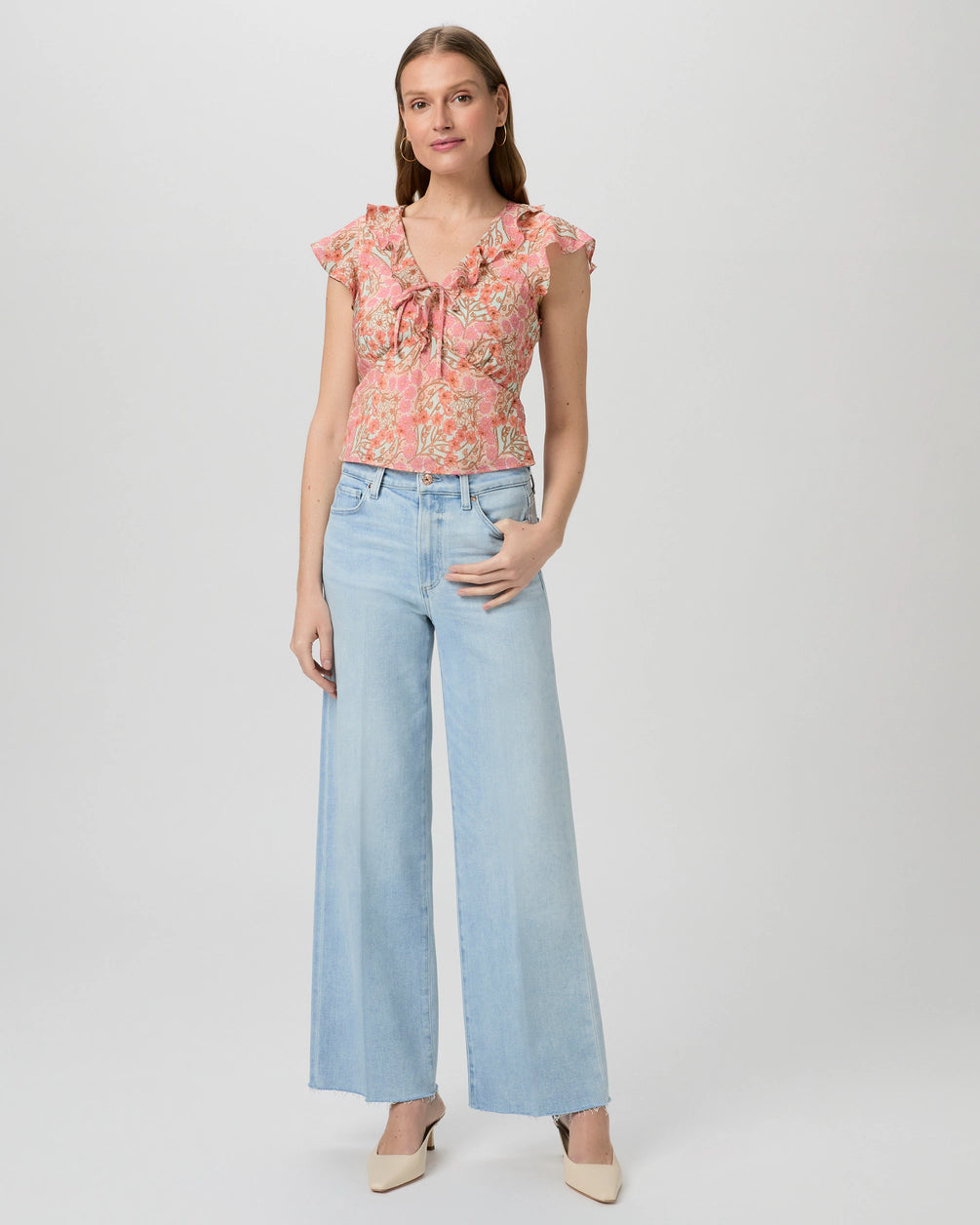 Paige Anessa 31" Wide Leg Jean -