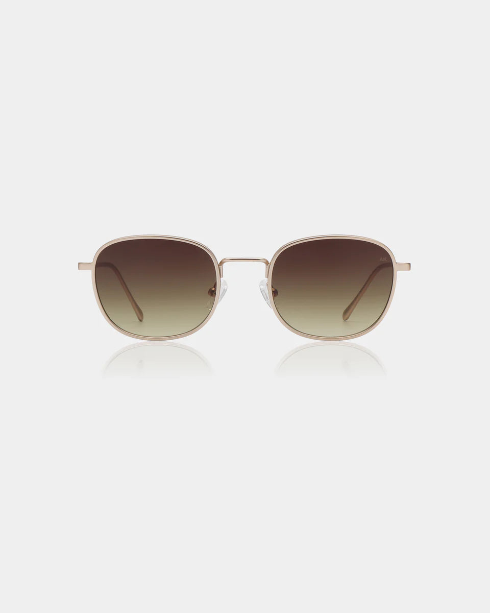 A. Kjærbede Hello Sunglasses - Matte Gold