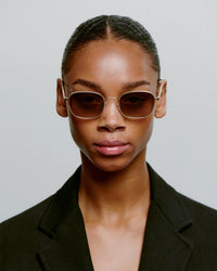 A. Kjærbede Hello Sunglasses - Matte Gold