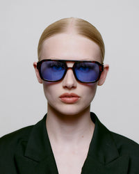 A. Kjærbede Kaya Sunglasses - Tortoise/ Blue