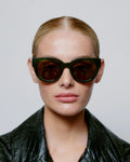 A. Kjærbede Lilly Sunglasses - Green Marble