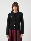 YAS Pimi Knit Cardigan - Black