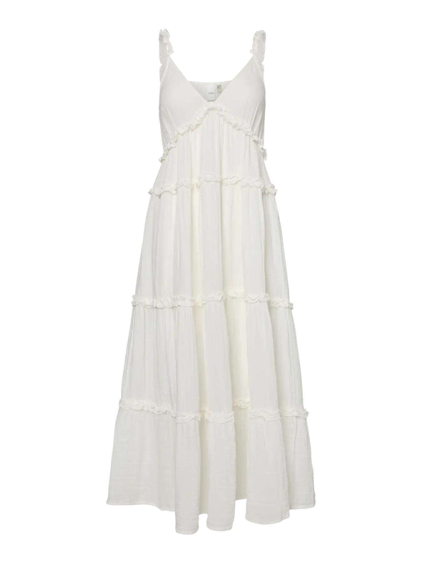 YAS Anina Frill Maxi - White