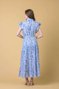 Dream Longbeach Dress - Cleo Blue