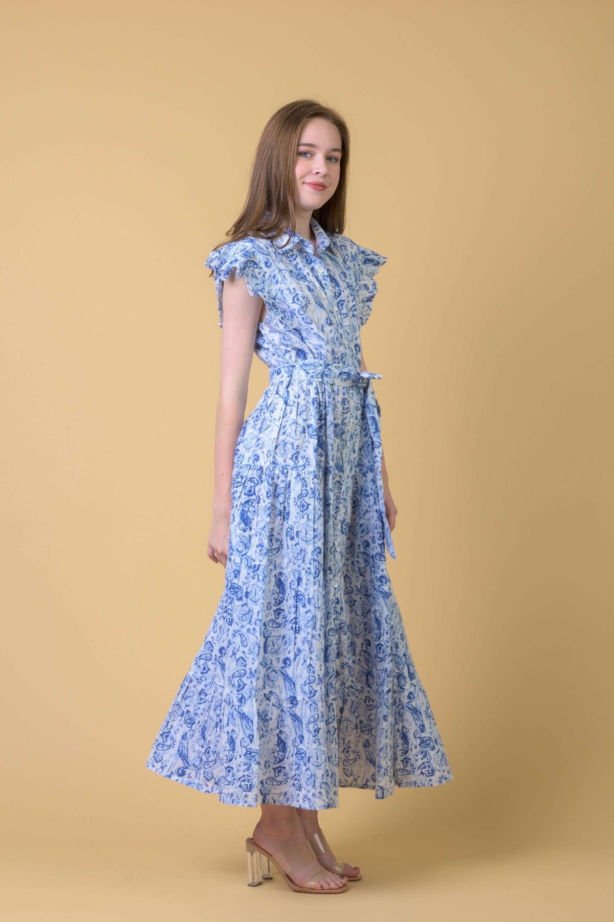 Dream Longbeach Dress - Cleo Blue