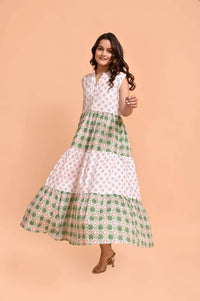 Dream Geisha Maxi Dress - Pelican Coral
