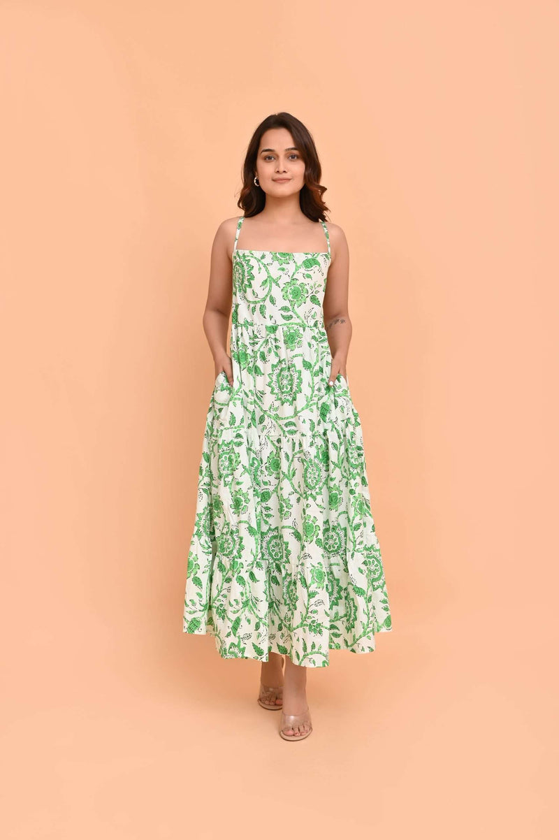 Dream Kitty Dress - Runa Green