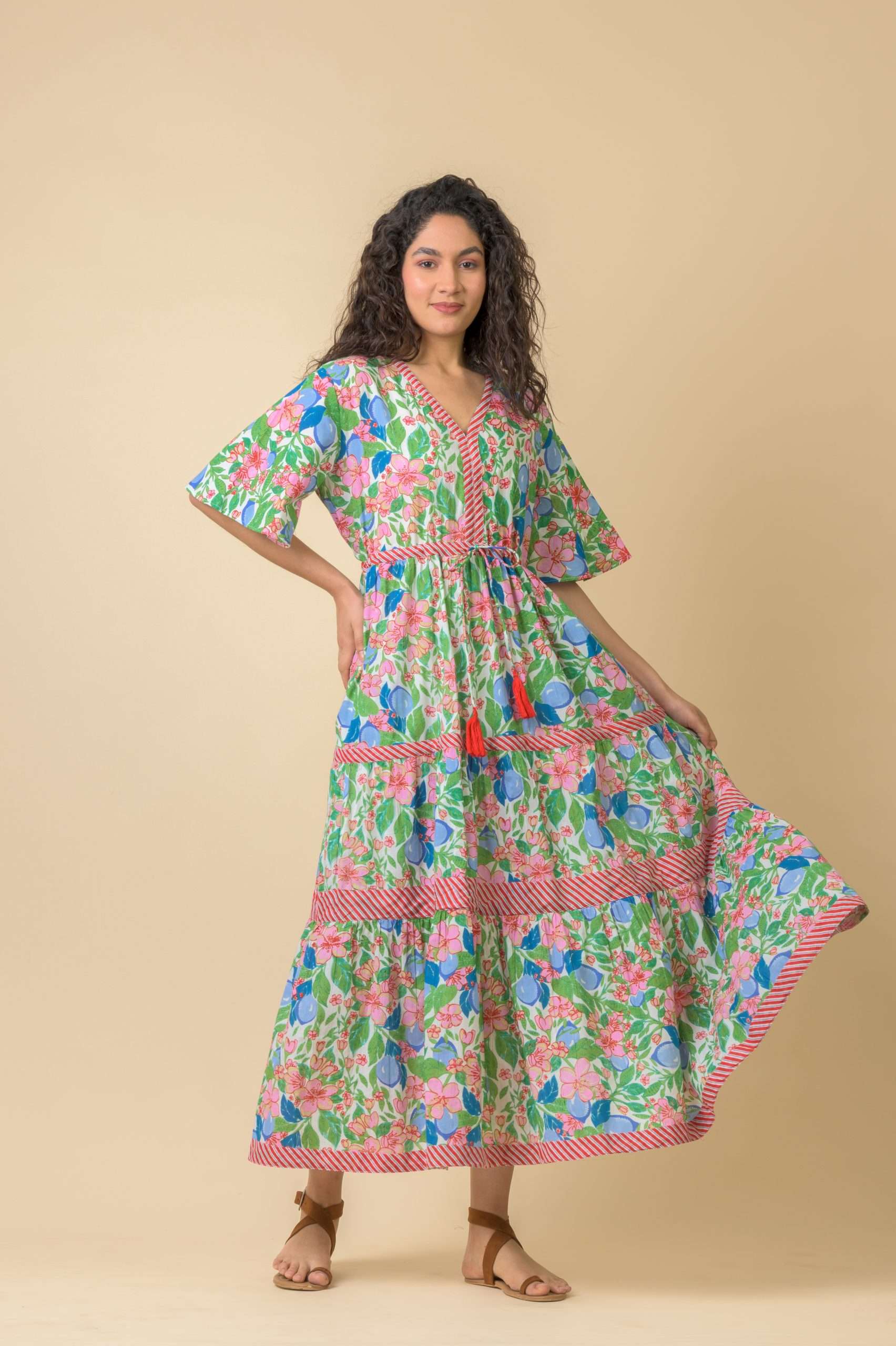 Dream Chocolate Dress - Pink/ Blue