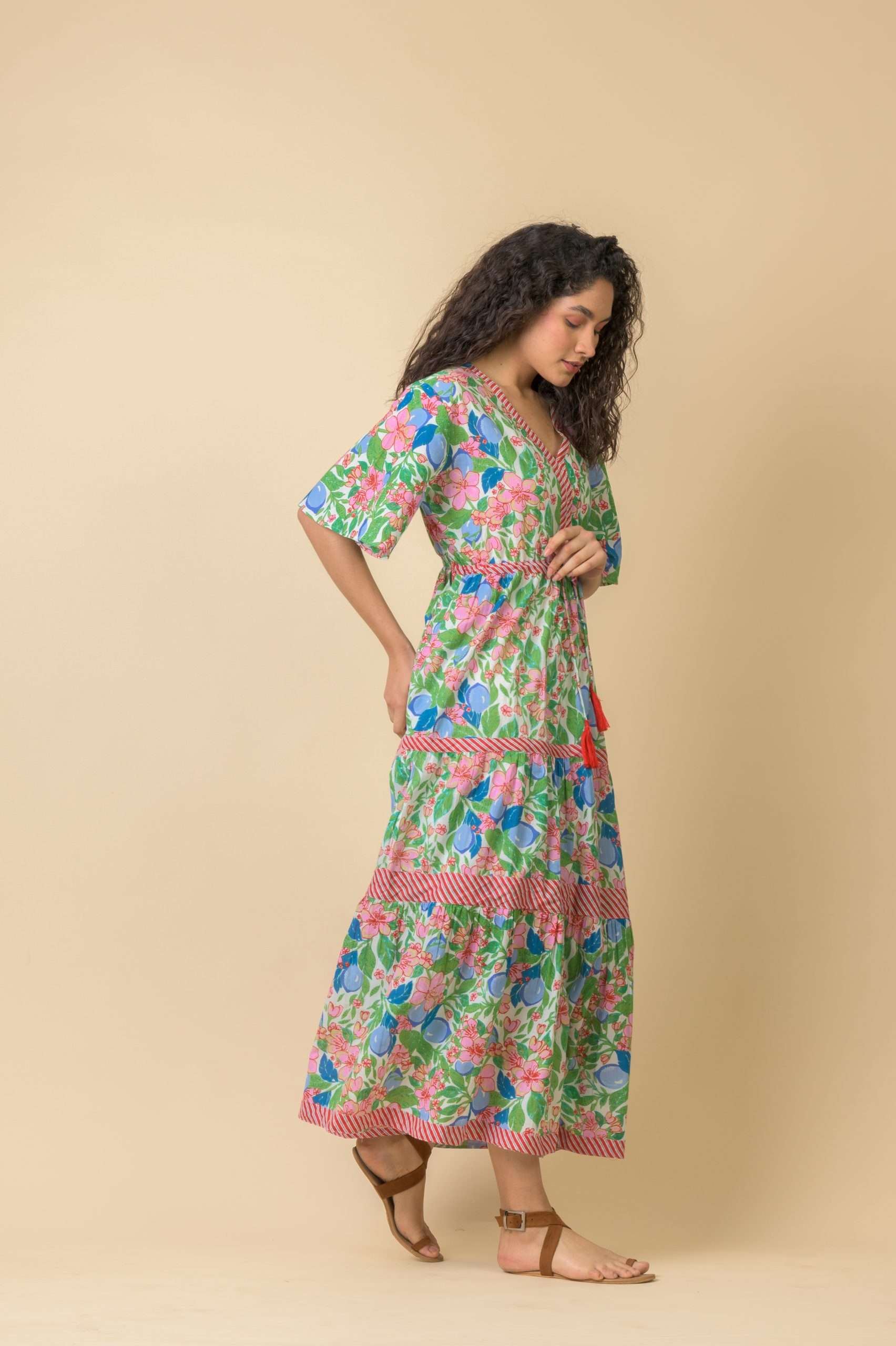 Dream Chocolate Dress - Pink/ Blue