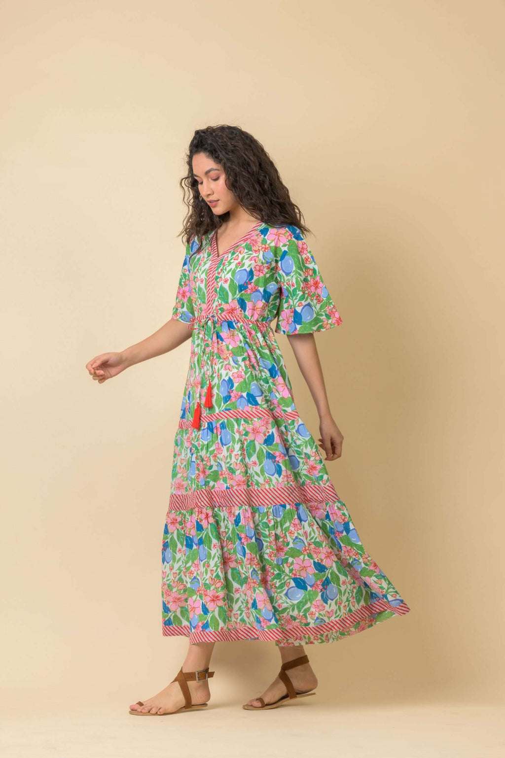 Dream Chocolate Dress - Pink/ Blue