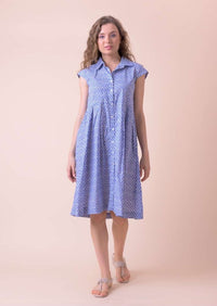 Handprint Dream Apparel Arlington Dress - Blue