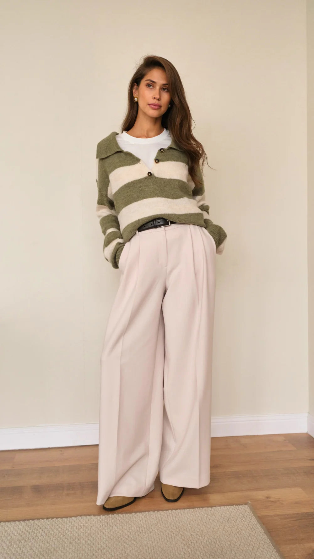 Charli Arlo Sweater - Khaki