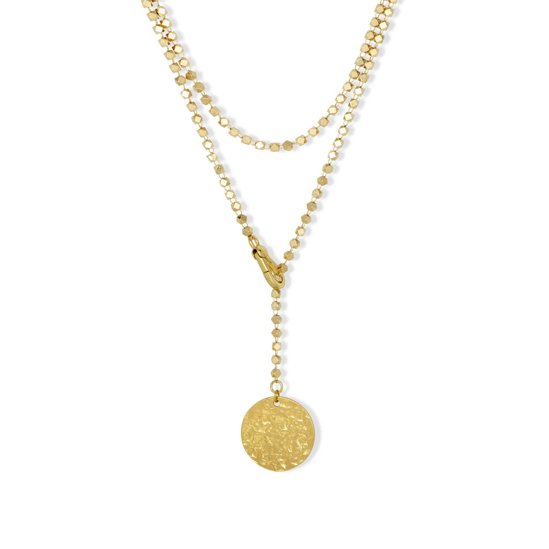 Ashiana Paris Long Coin Necklace