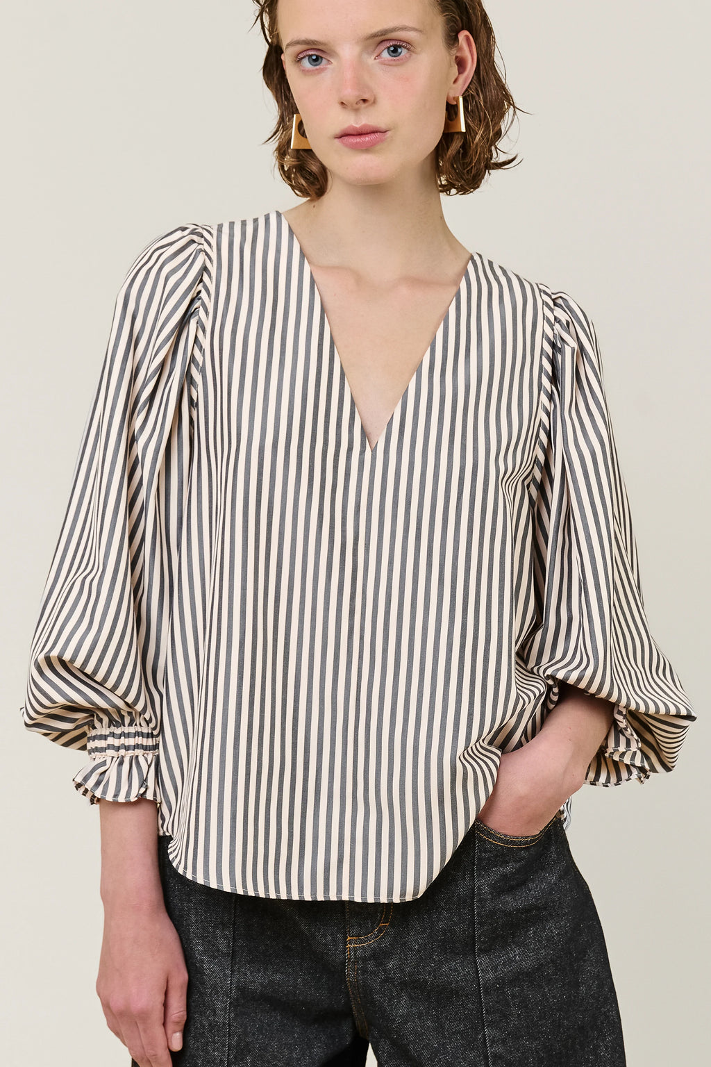 Vivere Remi Striped Blouse