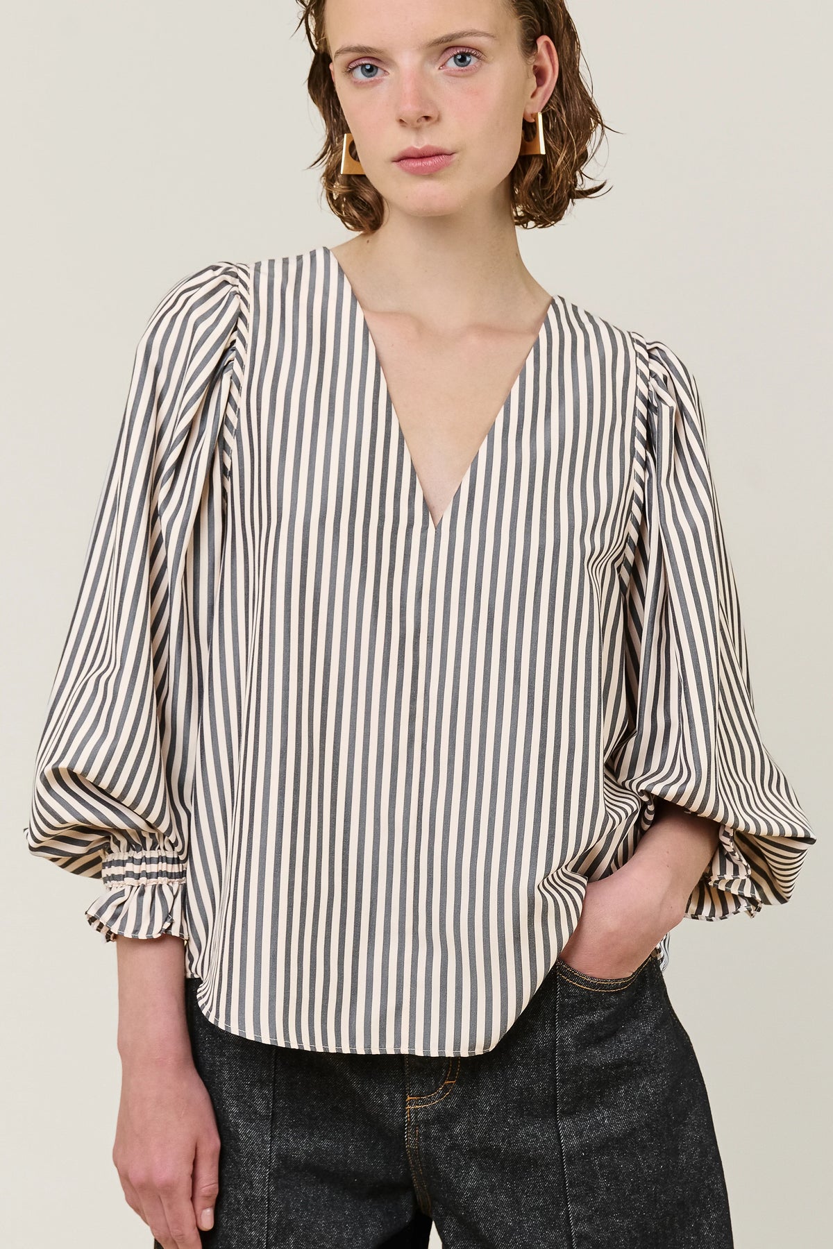 Vivere Remi Striped Blouse