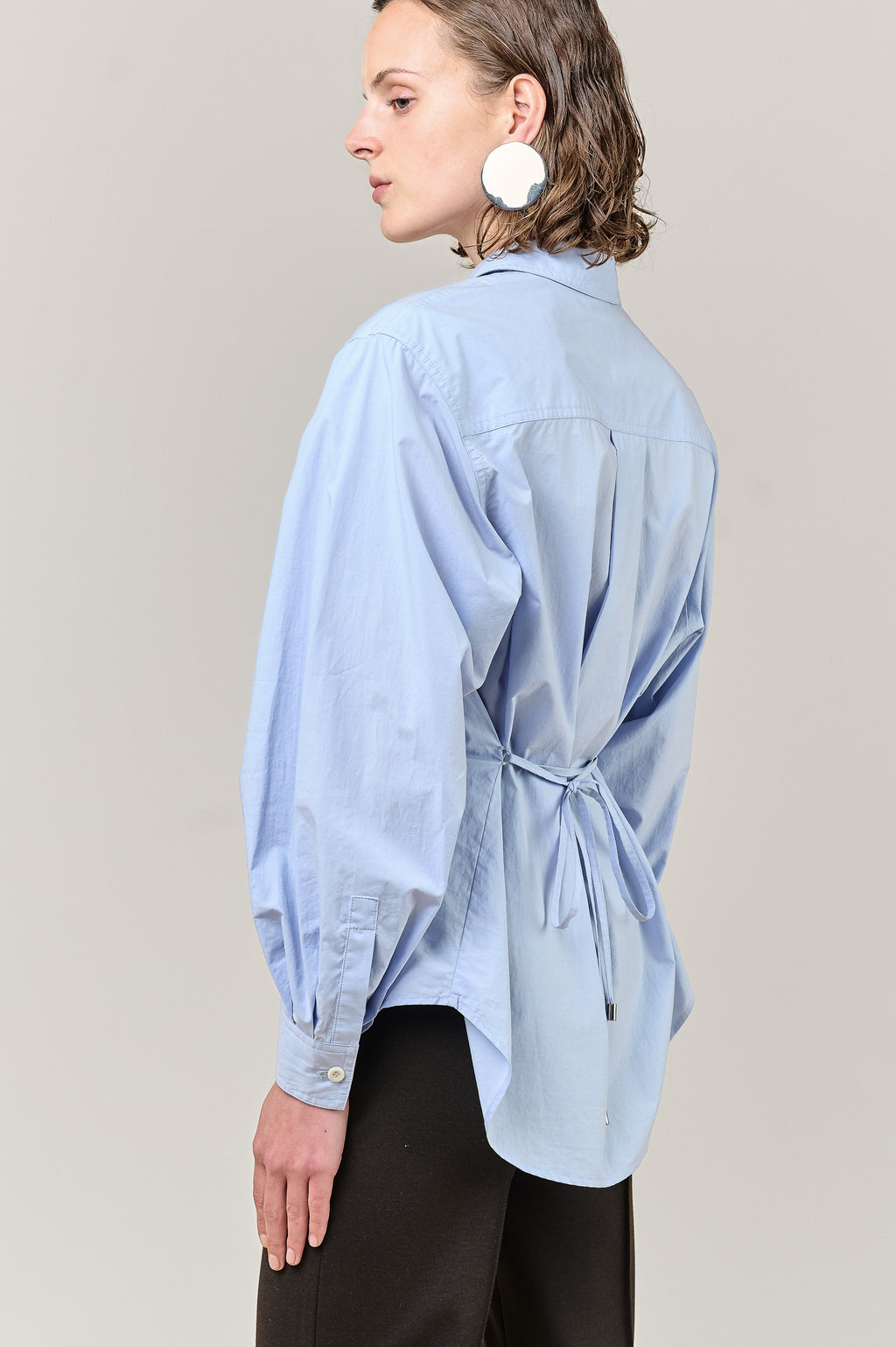 Vivere Poplin Tie Shirt