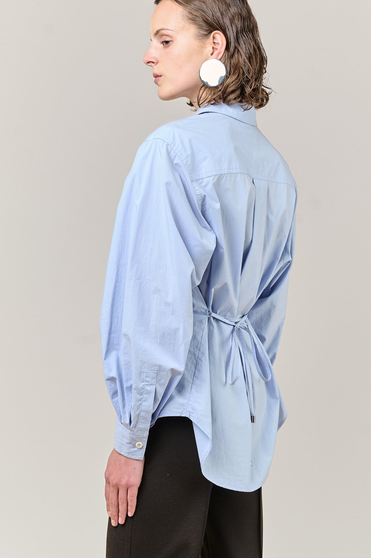 Vivere Poplin Tie Shirt