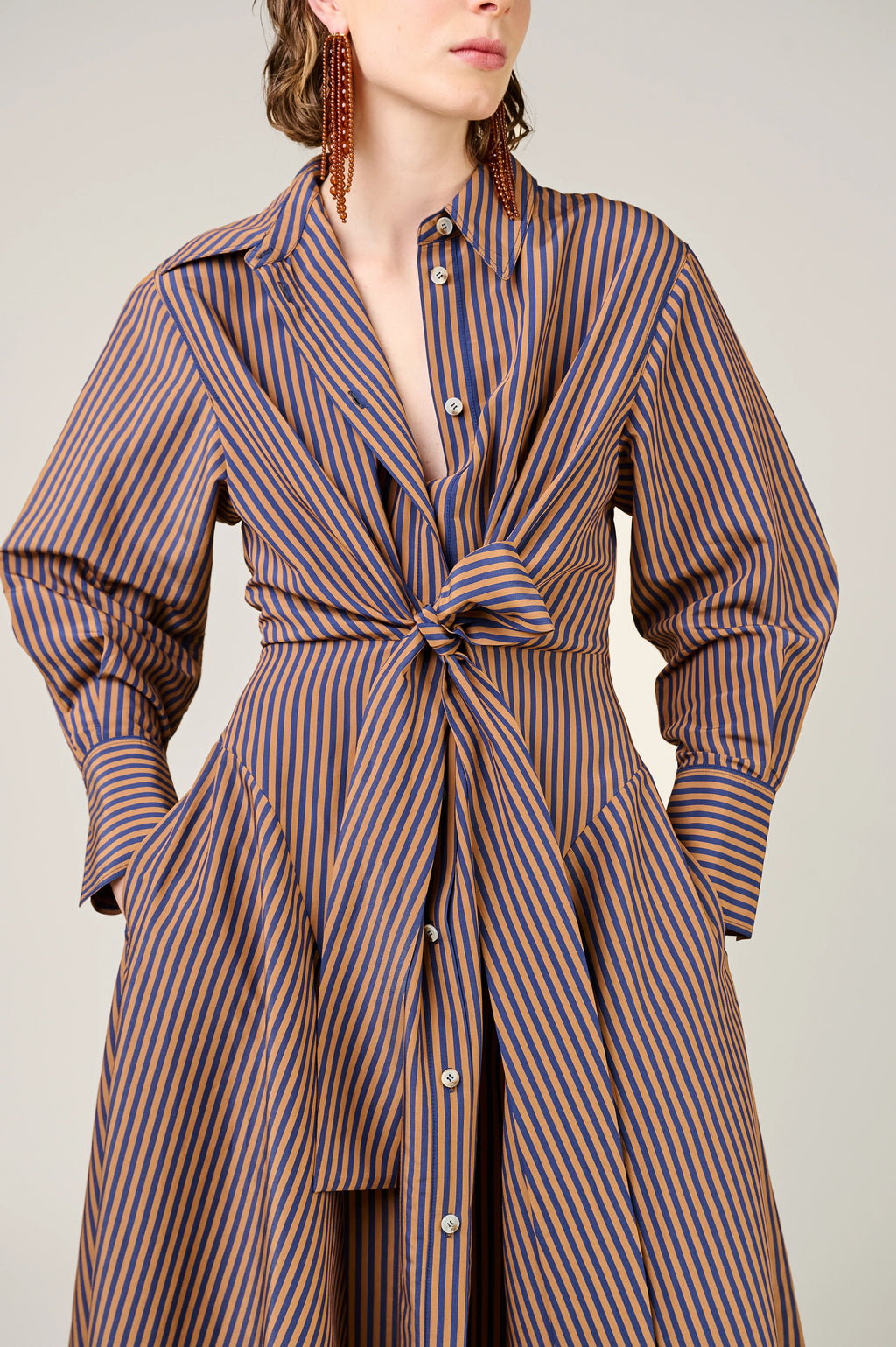 Vivere Alara Tie Front Dress