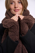 Rino & Pelle Aleida Teddy Gloves - Coffee