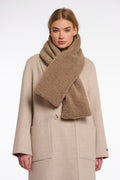 Rino & Pelle Asho Teddy Scarf - Toffee