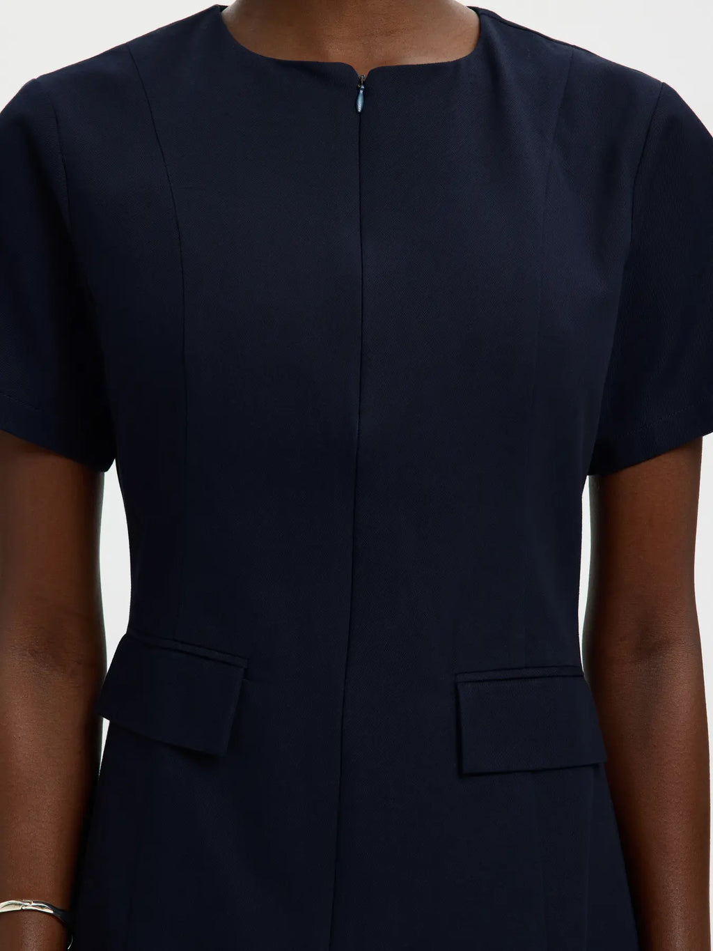 Selected Tora Short Dress - Navy
