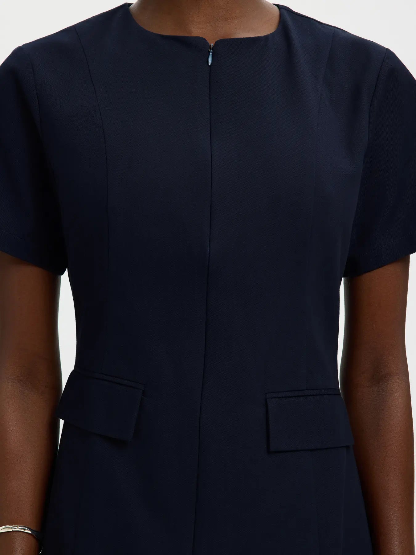 Selected Tora Short Dress - Navy