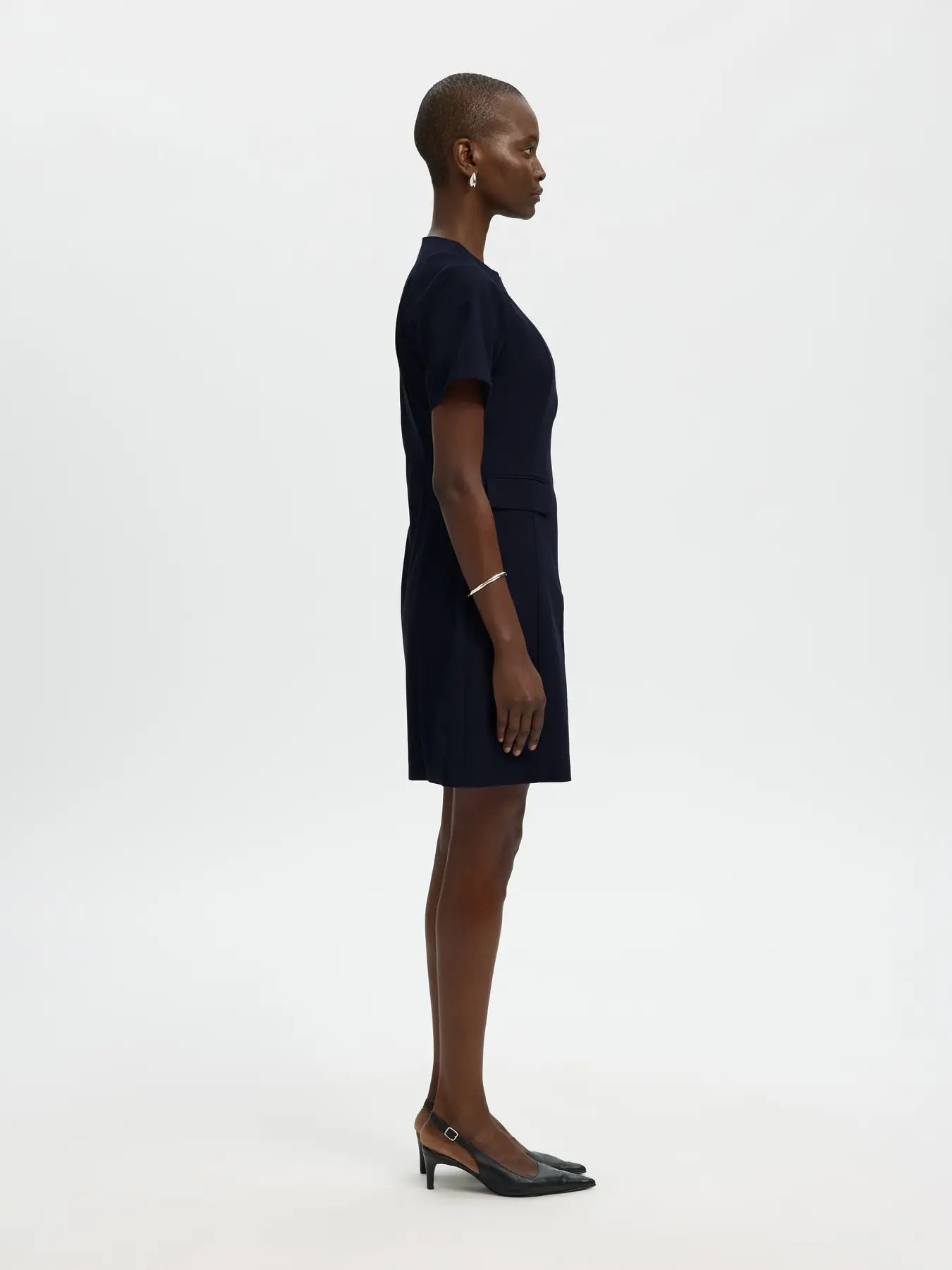 Selected Tora Short Dress - Navy
