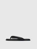 Selected Freja Leather Flip Flop - Black