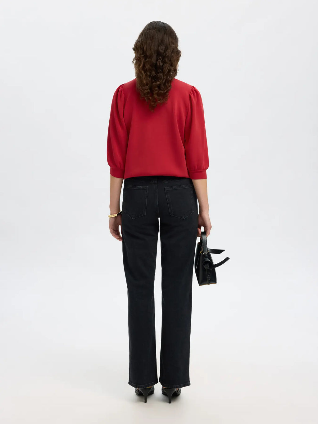 Selected Femme Tenny Sweatshirt - Red