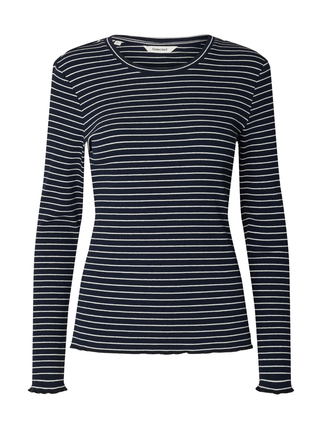 Selected Wanna Stripe Top - Navy