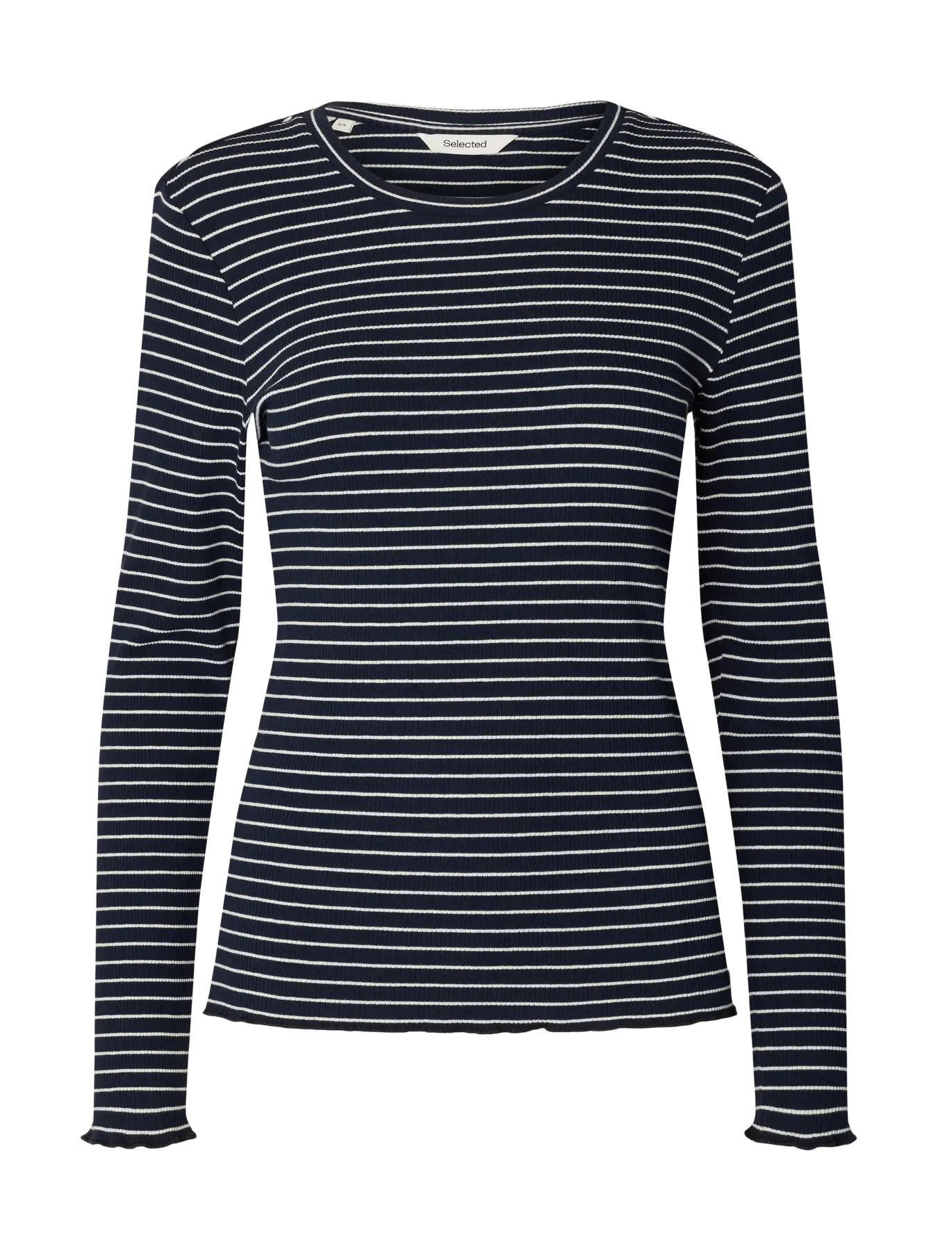 Selected Wanna Stripe Top - Navy
