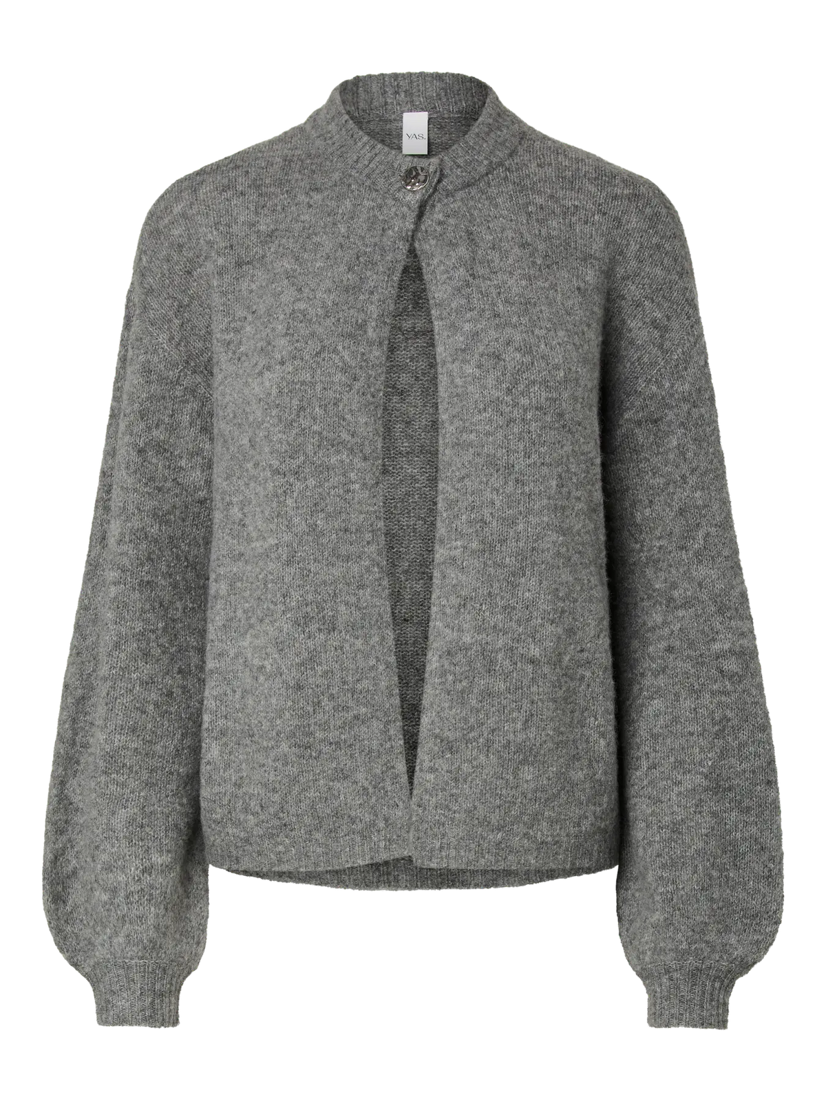 YAS Enya Loose Cardigan - Grey