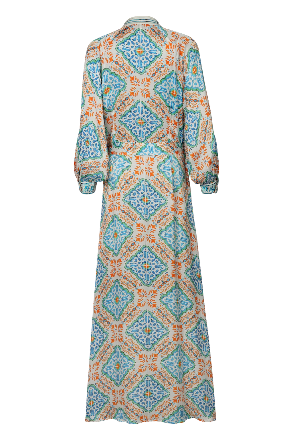 BRDR Bandana Orange Tile Dress