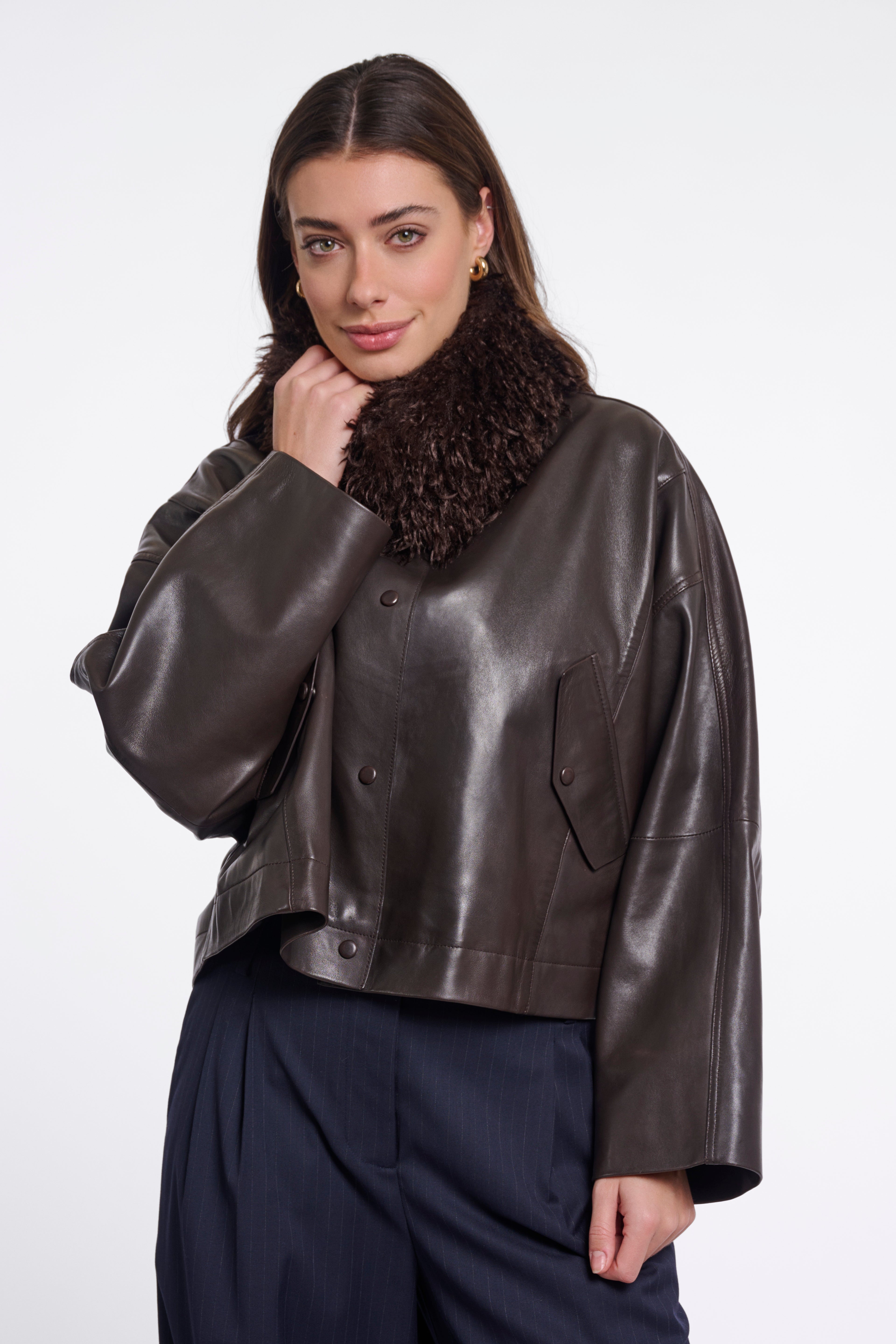 Rino & Pelle Banu Scarf - Coffee