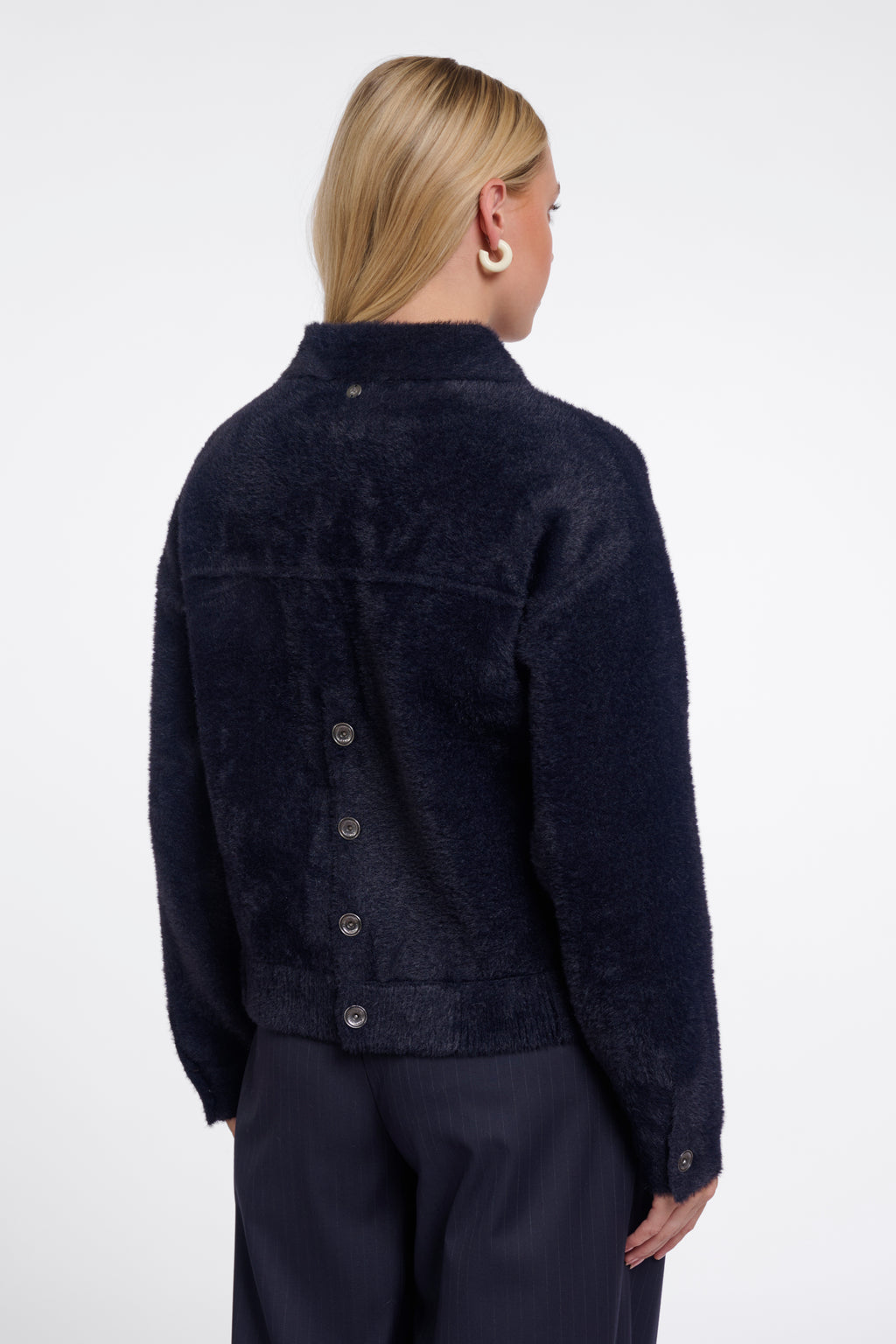 Rino & Pelle Bubbly Boxy Jacket - Navy