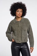 Rino & Pelle Bubbly Boxy Jacket - Green Ash